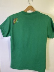 Vintage Hanes Heavyweight Green T-Shirt Medium Compass Rose Nautical 50/50