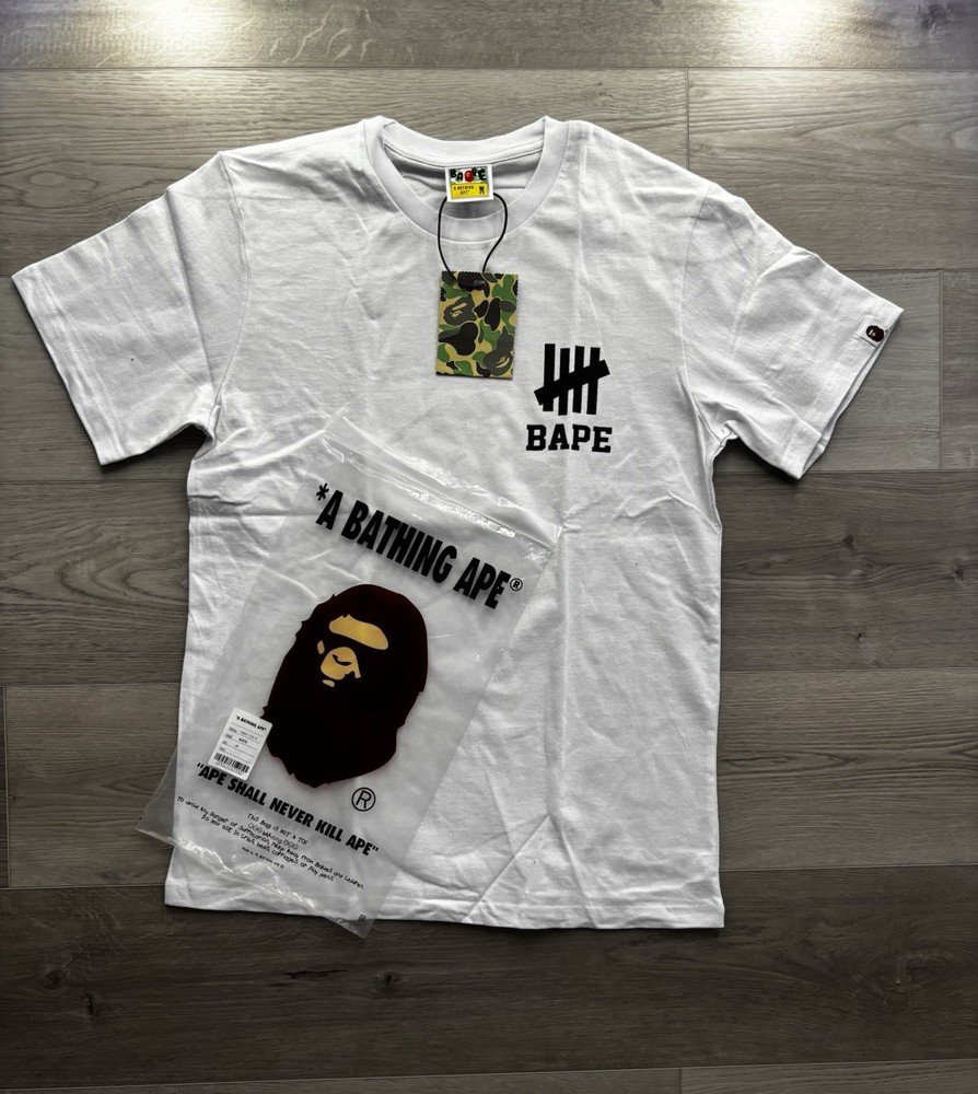 A Bathing Ape BAPE Undefeated Return of the Bape Ape Head Tee White Men’s M