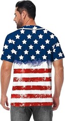 USA Flag Baseball Jersey Patriotic Unisex Shirt for Men & Women Adult & Youth