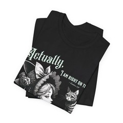 Alice in Wonderland T-Shirt: Cheshire Cat Quote, Gothic Cottagecore Tee