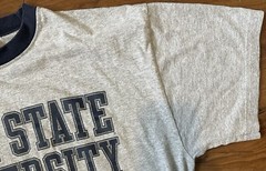 Gear For Sports Gray Penn State University T Shirt Mens Large Made In USA RETRO
