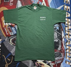 Vintage Sony D-WAVE Shirt Logo Men’s Large SONY Wireless Telecommunications