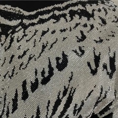 New Hot Drilling Fashion Wing Style Rhinestones Summer Luxury Men Black T-Shirt