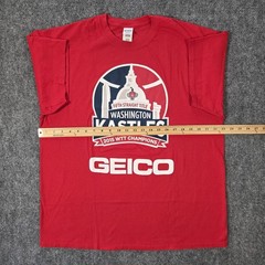 Washington Kastles WTT World Team Tennis Fifth Straight Champions T Shirt XL Red