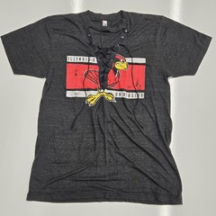 Vintage Illinois State University Redbirds Lace Up Short Sleeve Track Shirt