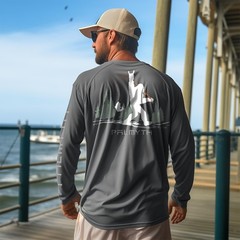 Fishing Shirts for Men Long Sleeve UPF 50+ Sun Protection UV T Shirt Tee