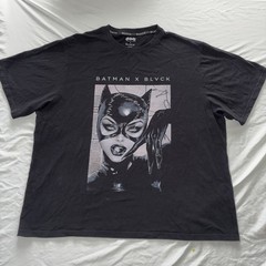 BLVCK X BATMAN Paris Catwoman Designer Tee T Shirt XXL Combed Cotton RARE!
