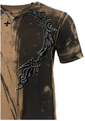 AFFLICTION Men’s T-Shirt DARK NIGHT Biker Skulls Tattoo MMA S-5XL