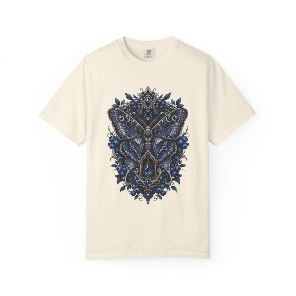 Gothic Blueberry Moth Graphic Tee
