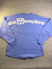 Disney Parks Spirit Jersey Walt Disney World Blue Long Sleeve Shirt Large SKU157