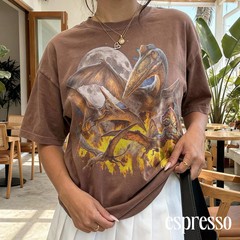 Retro Pterodactyl Flying Comfort Tee