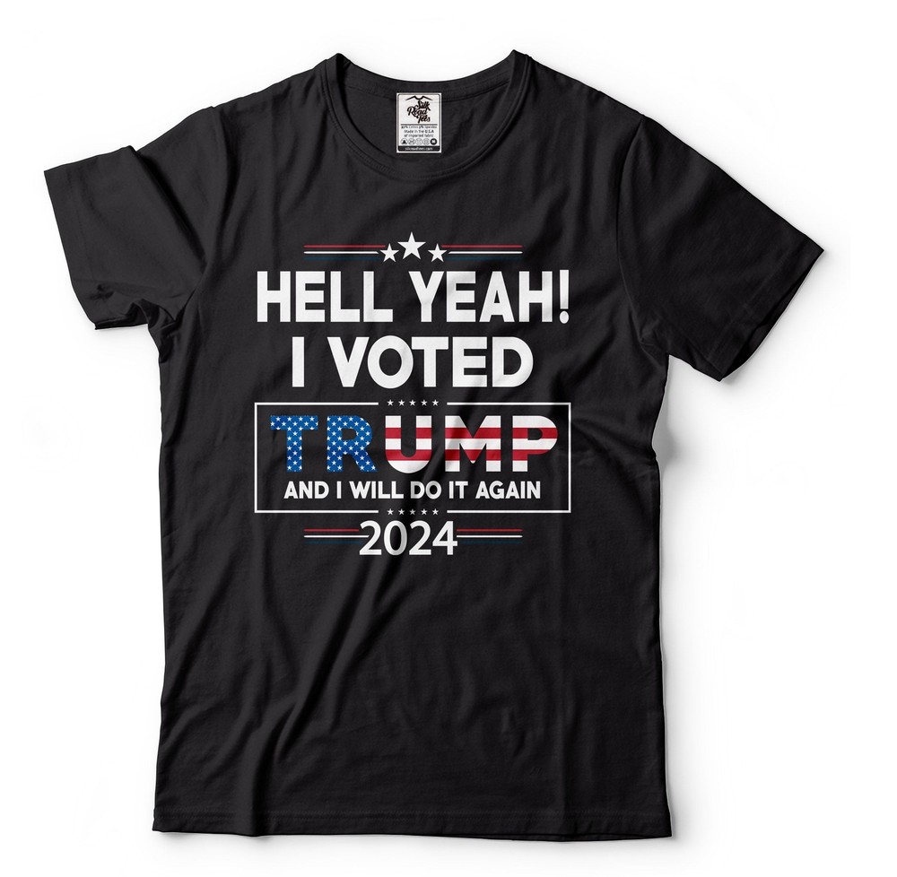 I Voted Trump Shirt Trump 2024 Election Tee Trump Supporter Gift Republican Tee