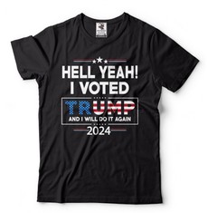 I Voted Trump Shirt Trump 2024 Election Tee Trump Supporter Gift Republican Tee