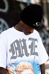 Mixed Emotion White “Angel” Rhinestone Tee Premium Cotton Graphic Shirt