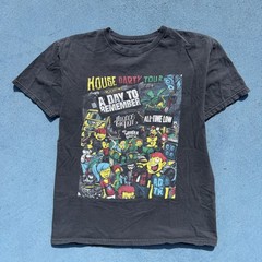 Black Medium T-Shirt House Party Tour, Pierce The Veil all Time Low A Date