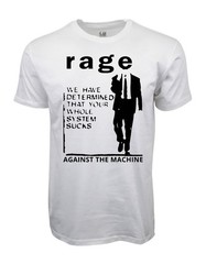 RATM ‘YOUR WHOLE SYSTEM SUCKS’ 90S INSPIRED T SHIRT RAGE AGAINST THE MACHINE