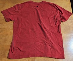 Nike Jordan Red Jumpman Logo T-shirt Size Large.