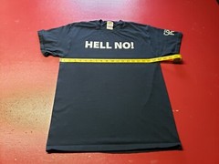 The Color Purple Hell No! T-Shirt Promo Blk M 100% Cotton FOTL