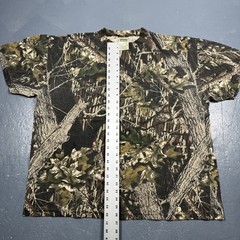 Vintage Y2K Mossy Oaks Camo Classic Pocket Tshirt 2XL Camo Casual Grunge Hunting