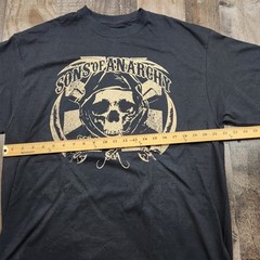 Mens Sons Of Anarchy Size XL SOA Road Gear Prospect Supporter Graphic Tee shirt