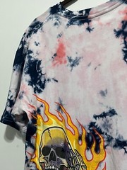 Rare Avenged Sevenfold A7X PYROMANIAC Tie Dye Style T-Shirt Sz L