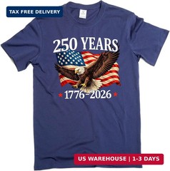Silver Lake T-shirts 250 Years US Independence Day T-Shirt 4th of July 1776-2026