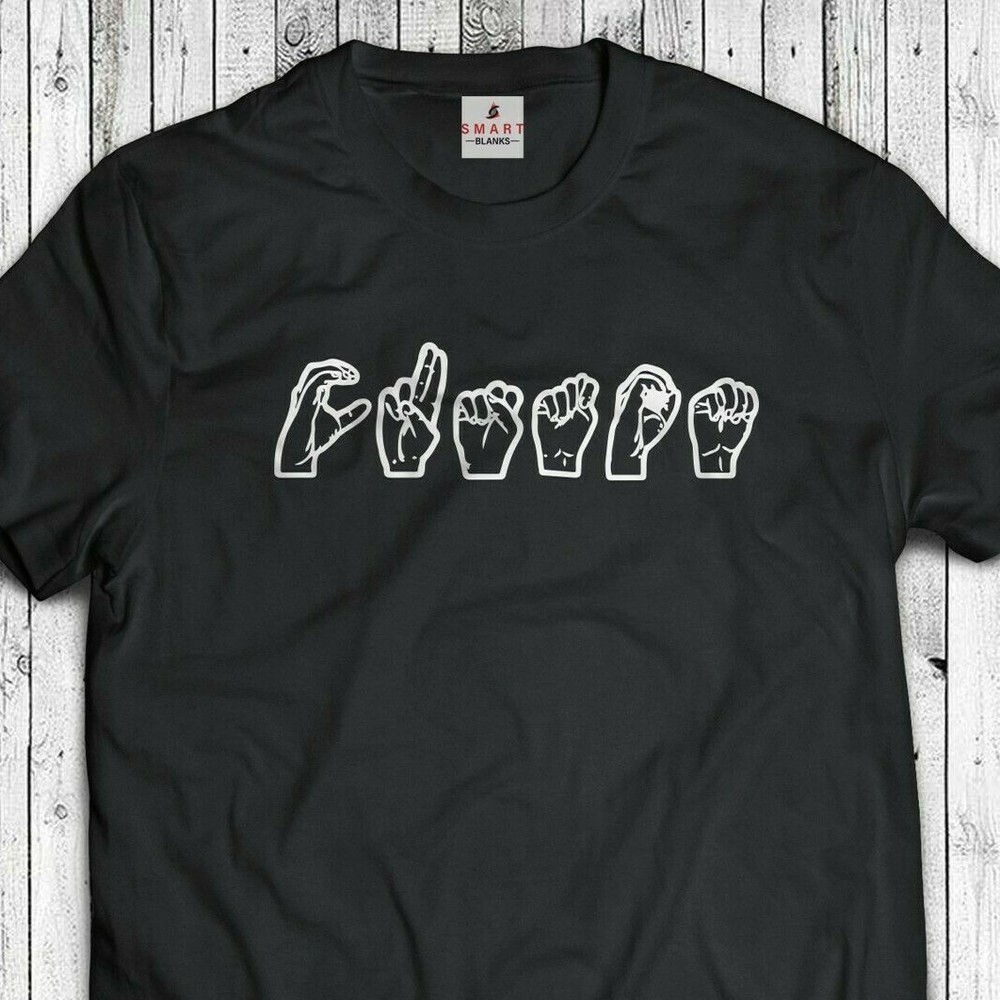 Your Custom Text Sign Language T-shirt – International sign Shirt Your name