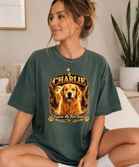 Custom Dog Personalized Pet Comfort Tee Animal Lover Unique Gift