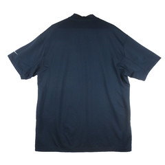 Nike Golf T Shirt Mens XL Blue Short Sleeve High Neck Stretch Casual Outdoors