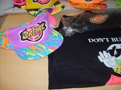 Vintage 1989 BALZAC 5 HAT T-SHIRT Large (L) & FANNY PACK RARE 1980s NEW