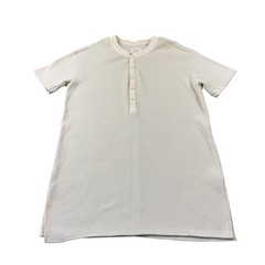 FOG Fear Of God Cream Waffle Knit Henley S/S Shirt Medium