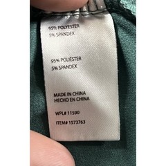 Weatherproof Vintage Men’s XXL Green Performance Tee 95/5 Poly Spandex Stretch