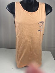 Salt Life Sea Craft Tank Orange L Live Salty Saltlife Unisex Tank Small