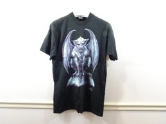 Vintage Fashion Victim Gargoyle 1995 Black T-shirt Large Single Stitch USA Made
