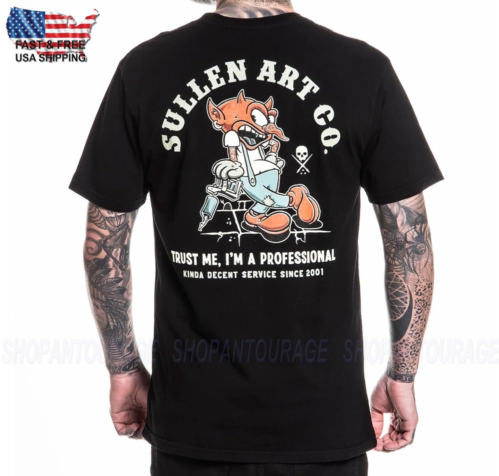 Sullen Art Collective Trust Me Premium Fit SCM6832 Short Sleeve T-shirt For Men