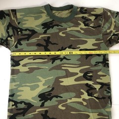 ROTHCO Mens Woodland Camouflage T-Shirt Tag Size Large