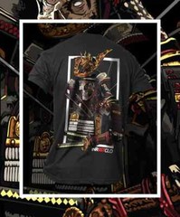 UNDEAD SAMURAI TEE Print T-Shirt Short Sleeve Basic Tee Casual Sport Top