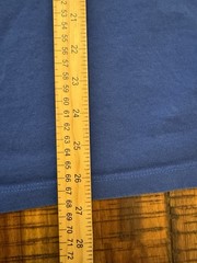 LP Jeans Graphic Print Louis Philippe Sz Large Blue T Shirt