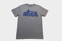 Fifth Sun Mens Brooklyn, New York Brooklyn Bridge Gray Shirt New S, M