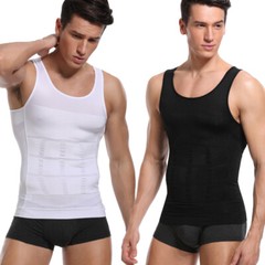 Men’s Slimming Tummy Body Shaper Vest Compression T-Shirt Ultra Durable Tank Top