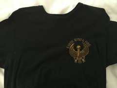 2 Sides 1979 Earth Wind and Fire Concert T-Shirt Black Full size HL607