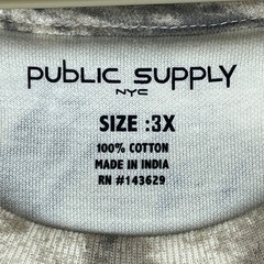Public Supply T-Shirt Mens 3X Oversize Fit Camo Tree Branch P1067211-HCMBC-PD43