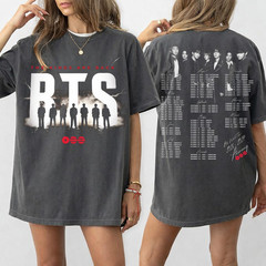 BTS World Tour 2026 Concert Tour Dates K-Pop Graphic T-Shirt