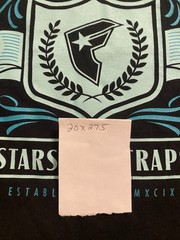 Y2K Famous Stars And Straps Logo T Shirt Sz L Black Hip Hop Grunge Rock