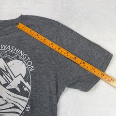 Custom PNW Men’s Graphic T-Shirt Gray Short Sleeve Gig Harbor Washington Casual
