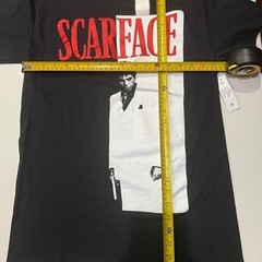 Scarface movie promo black and white cotton t-shirt size Small