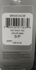 Asics Men’s Hot Shot Heathered Training Shirt, Grey Heather – Small