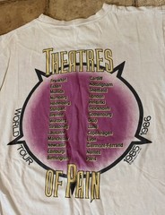 true vintage 80s MOTLEY CRUE theatre of pain ROCK TOUR T SHIRT soft ULTRA RARE