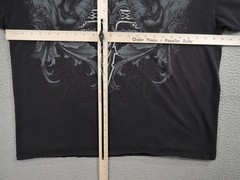VINTAGE MMA Elite Shirt Mens 2XXL XXL Black Graphic Lion Cross UFC Fighting