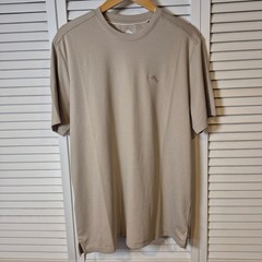Tommy Bahama Men’s M Twill T-Shirt Crew Neck Short Sleeve Beige Casual Beach NWT